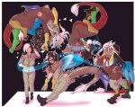 anthro antlers big_breasts bouncing_breasts breast_expansion breasts brown_body brown_fur chimera clothed clothing creamyowl crossgender discord_(mlp) draconequus expansion feathered_wings feathers female footwear friendship_is_magic fully_clothed fur gloves growth hair handwear hasbro hi_res hooves horn human human_to_anthro hybrid long_neck mammal mtf_crossgender my_little_pony nude red_body red_eyes red_scales scales scaly_tail shoes solo species_transformation tail tail_growth tf_into_fictional_character torn_clothing transformation transformation_sequence white_hair wings
