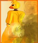 absurd_res animatronic anthro archenarie avian big_butt bird bodily_fluids butt chica chicken fart fart_fetish female five_nights_at_freddy&#039;s galliform gallus_(genus) gas gassy hi_res machine nude phasianid robot scottgames solo sweat toy_chica
