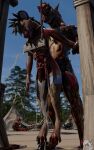 3d_(artwork) 3d_fluid_sim 4k absurd_res animal_genitalia animal_penis anthro balls bite_mark blender_(artwork) blender_eevee blood blood_from_wound blood_on_arm blood_on_belly blood_on_chest blood_on_face blood_on_ground blood_on_leg blood_on_penis blood_splatter blue_body blue_fur bodily_fluids brown_body brown_fur campsite canine_genitalia canine_penis cooking_pot cum cum_from_wound cumshot dan_(dantheyeen) dead_eyes death death_by_penis decapitation deer digital_media_(artwork) disembowelment dislocation duo_focus ejaculation excessive_blood excessive_cum excessive_genital_fluids forest fur gallows genital_fluids genitals gnoll gore grotesque_death group guts hanged hi_res hyena impaled_by_penis impalement intestines knot knotted_penis knotting male male/male mammal necrophilia noose organs penile penis pink_body pink_fur plant reverse_blowjob rope severed_body_part severed_head sign smaller_version_at_source snuff somesnowleopard suspended_by_penis tent tree white_body white_fur wounded