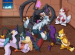 absurd_res alolan_form alolan_ninetales anal animal_genitalia animal_penis animated_skeleton bisexual blush bodily_fluids bone charizard cloudeon cum cum_in_pussy cum_inside cunnilingus dante_(igsa101) delta_charizard feline_genitalia feline_penis female female/female feral floatzel generation_1_pokemon generation_3_pokemon generation_4_pokemon generation_5_pokemon generation_7_pokemon generation_8_pokemon genital_fluids genitals group group_sex hi_res hisuian_form hisuian_typhlosion honchkrow inside kissing luxray male male/female male/male masturbation ninetales nintendo oral orgy penis pokemon pokemon_(species) pokemon_insurgence pussy regional_form_(pokemon) scarf sex shiny_pokemon skeleton train_position undead vaginal zangoose zoroark