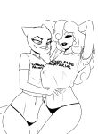 2025 air_creature air_humanoid anthro big_breasts black_and_white breast_envy breasts butt callmewritefag cartoon_network clothed clothing cloud cloud_humanoid digital_drawing_(artwork) digital_media_(artwork) domestic_cat duo elemental_creature elemental_humanoid english_text felid feline felis female female/female fur hair hi_res humanoid living_cloud looking_at_viewer mammal mature_anthro mature_female mature_humanoid monochrome nicole_watterson nipples shirt simple_background sketch tail text text_on_clothing text_on_shirt text_on_topwear the_amazing_world_of_gumball topwear yuki_yoshida