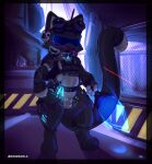 absurd_res boots capcom chastity_device clothing cybernetics cyberpunk drone dronesuit felid felyne footwear glistening glistening_latex gloves handwear hi_res implied_permanent laser_beam laser_pointer latex latex_boots latex_clothing latex_footwear latex_gloves latex_handwear latex_skinsuit lynian machine mammal monster_hunter null_bulge palico rubber_clothing shoes skinsuit slave star_art_hd tight_clothing