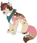 2017 aliasing alpha_channel ambiguous_gender brown_body brown_fur brown_hair canid canine digital_drawing_(artwork) digital_media_(artwork) ear_piercing eye_through_hair feral feral_with_hair flat_colors fox full-length_portrait fur hair highlights_(coloring) kerchief mammal microsoft_paint_(artwork) neckerchief neckwear piercing pink_body pink_fur portrait purple_eyes purple_highlights purple_nose sebdoggo simple_background sitting smile snout solo tan_body tan_fur teal_kerchief teal_neckerchief translucent translucent_hair transparent_background white_body white_fur white_inner_ear