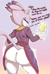 2025 absurd_res accessory anthro big_butt blaze_the_cat bottomwear breast_envy butt clothed clothing dialogue domestic_cat english_text eyelashes felid feline felis female forehead_gem fully_clothed furgonomic_bottomwear furgonomics gem gloves hair hair_accessory hairband handwear hi_res holding_gem holding_object huge_butt mammal narrowed_eyes pants rear_view sega short_hair solo sonic_the_hedgehog_(series) standing text thick_thighs white_bottomwear white_clothing white_pants wide_hips xaveknyne