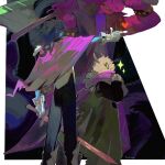 2_horns ambiguous_gender anthro axe black_hair blue_body blue_skin bovid cape caprine clothing darkner deltarune fur gesture goat group hair hand_gesture hi_res holding_melee_weapon holding_object holding_sword holding_weapon horn human kris_(deltarune) lightner mammal melee_weapon pointing ralsei scalie shir0shroom standing susie_(deltarune) sword teeth trio undertale_(series) weapon white_body white_fur yellow_teeth 