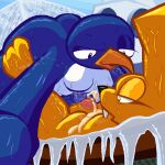 2025 aliasing anthro beak blue_body blue_penis bodily_fluids breasts breath breathing butt colored_outline cum cum_on_body cum_on_penis detailed_background digital_media_(artwork) duo feet frottage gammackkk genital_fluids genitals glistening glistening_arms glistening_body glistening_butt glistening_eyes glistening_feet glistening_genitalia glistening_penis gradient_background gradient_sky half-closed_eyes ice icicle lagomorph leporid looking_pleasured male male/male mammal mario_bros mips moobs musk musk_clouds musky_armpit musky_penis narrowed_eyes nintendo overweight overweight_male penguin_(mario) penile penis penises_touching rabbit sex shaded simple_background sky smile snow super_mario_64 sweat sweaty_breasts sweaty_butt sweaty_ears sweaty_feet sweaty_genitalia sweaty_legs sweaty_thighs white_body yellow_body