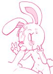 2025 anthro anthro_focus anthro_penetrated balls bodily_fluids carrol_(oversleeper) carrot_hairclip cum cum_on_face digital_drawing_(artwork) digital_media_(artwork) double_v_sign duo erection faceless_character faceless_human faceless_male female female_focus female_on_human female_penetrated flat_chested gaturo genital_fluids genitals gesture glans hand_gesture hi_res human human_on_anthro human_penetrating human_penetrating_anthro human_penetrating_female humanoid_genitalia humanoid_penis humanoid_vulva interspecies lagomorph leporid licking_tip male male/female male_on_anthro male_penetrating male_penetrating_anthro male_penetrating_female mammal navel one_ear_up one_eye_closed penetration penis rabbit round_tail sex shallow_penetration short_tail small_nose solo_focus tail tongue tongue_out v_sign vein veiny_penis vulva