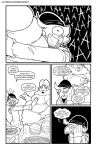 2021 4_panel_comic 5_fingers anthro avian bar_emanata beak beanie belly big_belly bird black_and_white blush blush_lines bone bottomwear bovid burger caprine closed_frown clothed clothing comic container dessert dialogue digital_media_(artwork) duo emanata embarrassed english_text eyebrow_through_hair eyebrows eyes_closed facial_hair feathers fingers food frown fur gesture goatee hair half-closed_eyes hand_gesture hat headgear headwear hi_res hoodie hug ice_cream inner_monologue interspecies josh_(nekocrispy) male male/male mammal monochrome moobs mouth_closed mukbang narrowed_eyes nekocrispy obese obese_anthro obese_male open_mouth open_smile overweight overweight_anthro overweight_male pants pizza pizza_box pointing pointing_at_another pupils pushing roy_(nekocrispy) scut_tail sheep shirt short_tail simple_background size_difference slim_anthro slim_male smile speech_bubble standing tail talking_to_another teeth text thinking thought_bubble topwear translucent translucent_hair url white_background wool_(fur) wool_hair