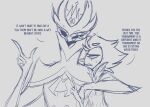  anthro avian bird black_eyes blue_text crown duo excited father father_and_child father_and_son formal_clothing formal_wear frown helluva_boss hi_res male owl owl_demon paimon_(helluva_boss) parent parent_and_child simple_background smile son standing stolas_(helluva_boss) teathekook text 