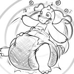3_fingers 3_toes abstract_background absurd_res ambiguous_gender antennae_(anatomy) anthro arms_out blush blush_lines bodily_fluids claws clothed clothing diaper diaper_only dragonite drooling excessive_feces feces feet fingers generation_1_pokemon greyscale head_horn hi_res horn hyper hyper_feces hyper_soiling implied_hypnosis ludis-luteo monochrome musical_note musical_symbol nintendo on_one_leg pokemon pokemon_(species) pooping saliva soiled_diaper soiling soiling_diaper solo spiral spiral_background spiral_eyes squean standing symbol tail teeth toes topless unclean_diaper used_diaper wearing_diaper wings wobbling