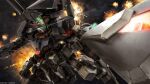 absurdres advance_of_zeta battle beam_cannon beam_rifle cable debris energy_gun explosion extra_arms gundam gundam_battle_operation_2 gundam_tr-1_hazel highres lens_flare machinery mecha mecha_focus mobile_suit nebula no_humans official_art painting_(medium) realistic robot scan science_fiction space star_(sky) sunrise_(company) tenjin_hidetaka titans_(gundam) titans_test_team_(gundam) traditional_media v-fin weapon 
