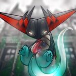 2023 anal_fluids anal_juice_drip animal_genitalia anus apple auto_penis_lick blurred_background blush blush_lines bodily_fluids candy candy_apple cavity_storage dessert detailed_background dragapult dragon english_text erection feral food for_a_head front_view fruit generation_8_pokemon genital_slit genitals ghost glowing glowing_eyes glowing_tail halloween holidays icing levitation licking long_tail looking_at_viewer looking_down low-angle_view male male_feral mansion masturbation mythological_creature mythological_scalie mythology narrowed_eyes nintendo object_head oral oral_masturbation outside penile penile_masturbation penis plant pokemon pokemon_(species) portrait presenting presenting_anus presenting_penis red_stripes scalie self_lick solo speech_bubble spirit stripes tail talking_to_viewer tapering_penis text tohjoma tongue tongue_out translucent translucent_body translucent_tail vines