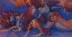  2025 absurdres animal_hands areola ass australian_shepherd biped breasts canid canine canis cunnilingus domestic_dog elly_(waywardmutt) female_anthro fennec_fox fox furry herding_dog highres hioshiru husband_and_wife looking_back male_anthro male_licking_female mammal married_couple nipples open_mouth oral pastoral_dog pawpads pupils pussy red_fox riko_(kilometers) romantic romantic_couple sex sheepdog thick_thighs thighs three-quarter_view tongue tongue_out true_fox vaginal 