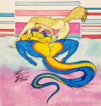 2025 5_toes after_sex anthro anthro_on_anthro anthro_penetrated anthro_penetrating anthro_penetrating_anthro anus balls bed big_breasts bikerboyart blue_body blue_scales bodily_fluids breasts brown_nose butt canid canine cobra cum cum_from_penis cum_from_vagina cum_in_vagina cum_inside cum_on_penis cum_string duo erection eyes_closed feet female fennec_fox fox fur furniture genital_fluids genitals hair hi_res humanoid_feet humanoid_genitalia humanoid_penis interspecies interspecies_romance jewelry kiss_on_lips kissing lying lying_on_bed male male/female mammal multicolored_body multicolored_scales navel necklace necklace_only nipples nude nude_anthro nude_female nude_male on_back on_bed painting_(artwork) pendant penetration penis plantigrade pubic_tattoo reptile romantic romantic_ambiance romantic_couple scales scalie sex shen_(zummeng) signature snake tail tan_body tan_fur tattoo toes traditional_media_(artwork) traditional_painting_(artwork) true_fox two_tone_body two_tone_scales vulva white_hair yellow_body yellow_scales zaphira_(zummeng)