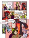  2024 animal_genitalia animal_penis anthro anthro_on_anthro anthro_penetrated anthro_penetrating anthro_penetrating_anthro avian canid canine canis clothing comic cross-eyed dialogue domestic_dog dominant dominant_male dominohyena duo electronics english_text felid feline genitals green_hair grocery_stor hair hi_res huffaromas hypnosis instant_loss_2koma male male/male male_penetrated male_penetrating male_penetrating_male mammal mind_control nude open_mouth oral oral_penetration penetration penile penile_penetration penis profanity public public_sex ringed_eyes sex shirt simple_background slit_penis speech_bubble submissive submissive_male text topwear 