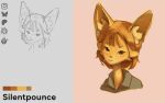 absurd_res animal_humanoid anthro bust_portrait cat_humanoid fawn_(silentpounce) felid felid_humanoid feline feline_humanoid female hi_res humanoid mammal mammal_humanoid portrait silentpounce solo