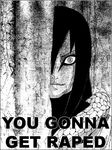  long_hair naruto orochimaru pale pale_skin serpent snake villain yellow_eyes 