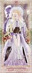  alternate_costume bad_id bad_pixiv_id blonde_hair hat long_hair monicanc purple_eyes scepter solo tarot touhou yakumo_yukari 