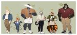  2025 anthro ape arm_scar august_(booboo34) bear beard belt big_tail black_bear black_body black_bottomwear black_clothing black_footwear black_fur black_hair black_jeans black_pants black_shoes black_sneakers blue_bottomwear blue_clothing blue_jacket blue_jeans blue_pants blue_shirt blue_topwear booboo34 bottomwear brown_belt brown_body brown_fur brown_hair canid canine cellphone character_name chart chest_markings claws cliff_zoloto clock clothed clothing collared_shirt denim denim_bottomwear denim_clothing denim_jacket denim_topwear domestic_cat dress_shirt eggplant electronics emoji face_covered facial_hair felid feline felis finger_claws food footwear fruit fur glare_(lighting) gorilla green_clothing green_shirt green_topwear grey_hair group hair haplorhine height_chart hi_res holding_cellphone holding_object holding_phone holding_smartphone jacket jeans khaki_pants larger_anthro larger_male lion long_hair long_tail male mammal markings moon_bear mouse multicolored_body multicolored_fur murid murine muscular muscular_anthro muscular_male open_clothing open_shirt open_topwear orange_body orange_fur pantherine pants pecs phone plant primate putting_on_clothes putting_on_jacket raccoon_dog red_clothing red_shirt red_topwear rico_(booboo34) rodent rodent_tail scar shirt shoes shorts size_difference smaller_anthro smaller_male smartphone sneakers standing striped_hair t-shirt tail tail_tuft tan_body tan_bottomwear tan_clothing tan_fur tan_hair tan_shirt tan_shorts tan_topwear tanuki tedric_(booboo34) text thomas_garrison topwear tuft two_tone_body two_tone_fur ursine walking watch whiskers white_body white_bottomwear white_clothing white_footwear white_fur white_shirt white_shoes white_shorts white_sneakers white_t-shirt white_topwear wristwatch 