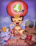  alolan_form alolan_meowth anthro bodily_fluids collar cum cum_inflation cum_inside domestic_cat ejaculation fangs felid feline felis female galarian_form galarian_meowth generation_1_pokemon generation_7_pokemon generation_8_pokemon genital_fluids group impregnation inflation male male/female mammal meowth nintendo nipples orgasm_face pokemon pokemon_(species) puffy_nipples regional_form_(pokemon) saliva saliva_string sappucaio sharp_teeth sound_effects sweat teeth tongue tongue_out vaginal_fluids vaginal_squirting 