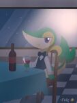  female fulgito_ast generation_5_pokemon hi_res nintendo pokemon pokemon_(species) snivy solo vnivy 