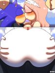  amy_rose anthro big_butt bubble_butt butt butt_grab clothed clothing comic couple_(disambiguation) dress erection erection_under_clothing eulipotyphlan female hair hand_on_butt hedgehog hi_res huge_butt husband husband_and_wife kissing male mammal married_couple pink_body pink_hair pink_skin sega sonic_the_hedgehog sonic_the_hedgehog_(series) suit wedding wedding_dress wife zaviel 