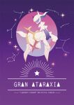  arceus closed_eyes comiket_92 commentary_request constellation constellation_request cover english_text full_body gradient_background highres ingoguma no_humans pokemon pokemon_(creature) purple_background solo sparkle star_(sky) 