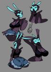 2025 ahegao alien antennae_(anatomy) anthro big_breasts big_butt big_forearms big_tongue biped black_body black_sclera black_skin blue_body blue_skin blush blush_lines bodily_fluids bottomwear breasts butt butt_from_the_front cleavage clothed clothed_female clothing countershade_torso countershading crop_top curvy_figure daisy_dukes denim denim_bottomwear denim_clothing denim_shorts eyelashes female forearms front_view hands_behind_head hotpants hourglass_figure huge_breasts huge_hips leyla0223 looking_back looking_pleasured multiple_images navel nude nude_female open_mouth pupils px_0-25 raised_arm rear_view saliva shirt shorts side_boob simple_background skimpy_topwear small_waist solo stretching_arms suggestive_pose tank_top thick_thighs thong_straps tight_clothing tight_topwear topwear unbuttoned_shorts white_pupils wide_hips