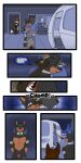 absurd_res ankle_cuffs anthro bite blood bodily_fluids canid canine canis car collar comic cuff_(restraint) dialogue digital_media_(artwork) dobermann domestic_dog duo ear_bite english_text fox goodbye hi_res hug hybrid leaning_on_doorway male mammal metal_collar multiple_scenes pinscher restraints spade_(tatsuchan18) spades_(suit) suit_symbol tail tatsuchan18 tears teeth_showing text vehicle wolf wrist_cuffs