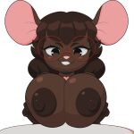 animated anthro big_breasts big_ears bouncing_breasts breast_play breasts brown_body brown_fur brown_hair buckteeth duo eyewear faceless_character faceless_male female fur glasses gwen_geek gwen_martin hair hi_res huge_breasts looking_at_viewer male male/female mammal mouse murid murine nipples nude pink_nose rodent sex short_stack teeth titfuck unknown_artist wearing_glasses