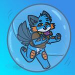 1:1 badge ball blue_background blue_body blue_fur bottomless brown_clothing brown_pupils brown_shirt brown_topwear canid canine canis clothed clothing countershade_fur countershading crotch_tuft daww fin fur generation_3_pokemon gradient_background handpaw head_tuft hi_res hybrid male mammal nintendo orange_body orange_eyes orange_gills orange_nose orange_pawpads orange_scales pawpads paws persim_scarf pokemon pokemon_(species) pokemon_mystery_dungeon pupils reaction_image rolling running scales scarf sega shirt simple_background solo spike_chunsoft stormiehills super_monkey_ball swampert tail tail_fin topwear tuft white_body white_fur wolf xevy