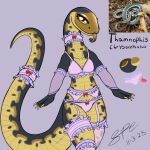 1:1 2025 4_fingers accessory anthro arm_warmers armwear bedroom_eyes big_tail black_body black_scales bow_panties bow_underwear bra brown_eyes brown_tongue choker claws clothing dated digital_drawing_(artwork) digital_media_(artwork) eyelashes female female_anthro finger_claws fingers flat_chested flat_colors forked_tongue frilly frilly_accessory frilly_armwear frilly_bra frilly_choker frilly_clothing frilly_garter frilly_legwear frilly_panties frilly_stockings frilly_underwear front_view furgonomics garter garter_belt garter_straps golden_claws gradient_tongue gusset hi_res jewelry legwear lingerie long_neck long_tail looking_at_viewer narrowed_eyes necklace panties pink_arm_warmers pink_armwear pink_bra pink_choker pink_clothing pink_garter pink_jewelry pink_lingerie pink_necklace pink_panties pink_stockings pink_underwear portrait procreate_(artwork) scales scalie seductive signature smile smiling_at_viewer snout solo spe stockings tail tail_accessory tail_garter tapering_tail thick_tail thick_thighs three-quarter_portrait tongue tongue_out translucent translucent_arm_warmers translucent_armwear translucent_clothing translucent_legwear translucent_stockings underwear ventral_scales yellow_body yellow_scales