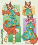2025 5:6 animal_crossing anthro arm_tuft artkett1412 audie_(animal_crossing) blonde_hair blue_eyes breasts canid canine canis clothing dress elbow_tuft eyelashes eyewear eyewear_on_head female footwear fur gloves_(marking) hair heart_symbol hi_res high_heeled_sandals high_heels leg_markings mammal markings nintendo open_mouth open_smile orange_body orange_fur sandals shoes shoulder_tuft smile socks_(marking) solo sunglasses sunglasses_on_head tan_body tan_fur tuft wedge_(footwear) wolf