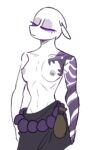  anthro areola arm_tattoo bald bald_female breasts clothed clothing earth_pony equid equine fan_character female hasbro horse low_res mammal my_little_pony nipples pony redxbacon serenity_(redxbacon) small_breasts tattoo topless 