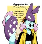 amphibian anthro anthrofied axolotl beaded_jewelry beads belly big_tail bra chin_on_head clothing duo entwined_tails external_gills featureless_face female gills hybrid jacket jewelry male marine midriff mole_salamander no_pupils nonbinary_(lore) pashoo rain_world rivulet_(rain_world) robe salamander size_difference slugcat spearmaster_(rain_world) sports_bra tail tail_coil text topwear trans_(lore) trans_man_(lore) underwear videocult