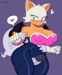  anthro big_breasts breasts chiropteran cleavage clothed clothing female genitals ghost hi_res larger_female male male/female mammal penis rouge_the_bat sega sex size_difference smaller_male sonic_the_hedgehog_(series) spirit thick_thighs thigh_sex vein veiny_penis xabelha 