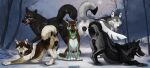  anatomically_correct anatomically_correct_genitalia anatomically_correct_penis anatomically_correct_vulva animal_genitalia animal_vulva anus aroused ass_up balls black_body black_fur blush butt canid canine canine_genitalia canine_vulva canis domestic_dog female feral fur galleta_(dirtycookie) genitals german_shepherd gold_(metal) gold_jewelry group herding_dog hi_res hiona jewelry larger_female licking licking_lips male male/female mammal multi_nipple nipples outside pastoral_dog penis penis_tip presenting presenting_hindquarters presenting_vulva runa_(runapup) sharp_teeth sheath sheppermint size_difference smaller_male snow surrounded teeth tongue tongue_out truegrave9 vulva winter wolf 