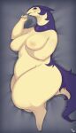  anthro areola blush breasts female fur hi_res hisuian_form hisuian_typhlosion mammal nintendo nipples nude pokemon pokemon_(species) pokemon_legends_arceus regional_form_(pokemon) smile solo tokumori_kaisen video_games 