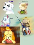  absurd_res animal_crossing animal_crossing_art_style anthro beverage canid canine canis coffee coffee_cup coffee_mug coffee_shop container cup domestic_dog eyes_closed female fish_hook fishing_rod fur group hi_res isabelle_(animal_crossing) k.k._slider lynxbrush male male/female mammal marshal_(animal_crossing) nintendo rodent scarf sciurid shep_(animal_crossing) shih_tzu sketch sketch_page tea tongue tongue_out toy_dog video_games white_body white_fur whitney_(animal_crossing) winter_coat wolf 