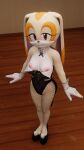  anthro areola bedroom_eyes bunny_costume clothing costume cream_the_rabbit female fishnet fishnet_legwear footwear hi_res high_heels lagomorph legwear leporid looking_at_viewer mammal narrowed_eyes nipple_slip nipples rabbit seductive sega solo sonic_the_hedgehog_(series) twintails3d 