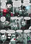  absurd_res anthro armor clothing comic didelphid english_text female fur hi_res human inside kitfox-crimson male mammal marble_(kitfox-crimson) marsupial murid murine rat red_eyes rodent sciurid seed_(kitfox-crimson) text tourmaline_(kitfox-crimson) white_body white_fur yash_(kitfox-crimson) 