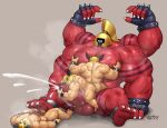  1_eye 4_arms armor back_muscles big_dom_small_sub big_muscles big_pecs big_penis bodily_fluids butt cum cum_on_chest cyclops czarmaze dominant dominant_humanoid dominant_male dragon_quest ejaculation erection foot_fetish foot_play footjob foursome genital_fluids genitals group group_sex handjob headgear helmet hi_res horn horned_helmet human human_on_humanoid humanoid humanoid_dominating_human interspecies jerkules larger_humanoid larger_male lying male male/male mammal monster multi_arm multi_limb multiple_subs_one_dom muscular muscular_humanoid muscular_male nipples nude orgasm pec_grasp pec_smothering pecs penile penis sex signature simultaneous_orgasms sitting size_difference smaller_human smaller_male square_enix submissive submissive_human submissive_male three_subs_one_dom thug_(dragon_quest) video_games 