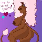  absurd_res anthro breasts butt colty8 felid female hi_res katia_(colty8) lion mammal pantherine solo 