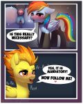  anal anal_penetration anus buttplug buttplug_in_ass buttplug_insertion clothing comic dialogue dinoalpaka duo equid equine female feral friendship_is_magic fur genitals hasbro hi_res legwear mammal my_little_pony pegasus penetration plug_(sex_toy) plug_insertion pussy rainbow_dash_(mlp) sex_toy sex_toy_in_ass sex_toy_insertion spitfire_(mlp) thigh_highs wings wonderbolts_(mlp) yellow_body yellow_fur 