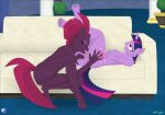  anthro breasts butt cunnilingus duo equid equine fab3716 female female/female friendship_is_magic genitals hasbro hi_res horn legs mammal my_little_pony my_little_pony:_the_movie_(2017) nude oral pussy sex tempest_shadow_(mlp) twilight_sparkle_(mlp) unicorn vaginal winged_unicorn wings 