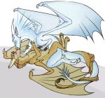  absurd_res anthro dragon duo feral hi_res icewing_(wof) kuueen male male/male qibli_(wof) sandwing_(wof) wings_of_fire winter_(wof) 