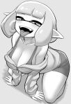  absurd_res animal_humanoid big_breasts breasts cephalopod cephalopod_humanoid cleavage clothed clothing female hi_res humanoid marine marine_humanoid mollusk mollusk_humanoid nintendo nobunagapero pseudo_hair splatoon tentacle_hair tentacles tongue tongue_out video_games 