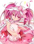  @games bow bunny dress feathers frills nagatsuki_kouki pink_eyes pink_hair short_twintails solo twintails 