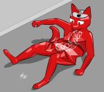  after_transformation animate_inanimate anthro beverage_can canid canine canis coca-cola daleport996 digital_media_(artwork) english_text fingerless flattened glistening glistening_body grey_background inanimate_transformation male mammal metallic_body on_ground pavement red_body signature simple_background solo text transformation wolf 