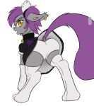  bat_pony bat_wings battybuttguy_(artist) big_butt bottomwear butt clothing collar colli_battybuttguy equid equine fangs female feral footwear friendship_is_magic hasbro hi_res horse invalid_tag maid_uniform mammal membrane_(anatomy) membranous_wings my_little_pony panties piercing pony pupils skirt slit_pupils socks solo underwear uniform wings 